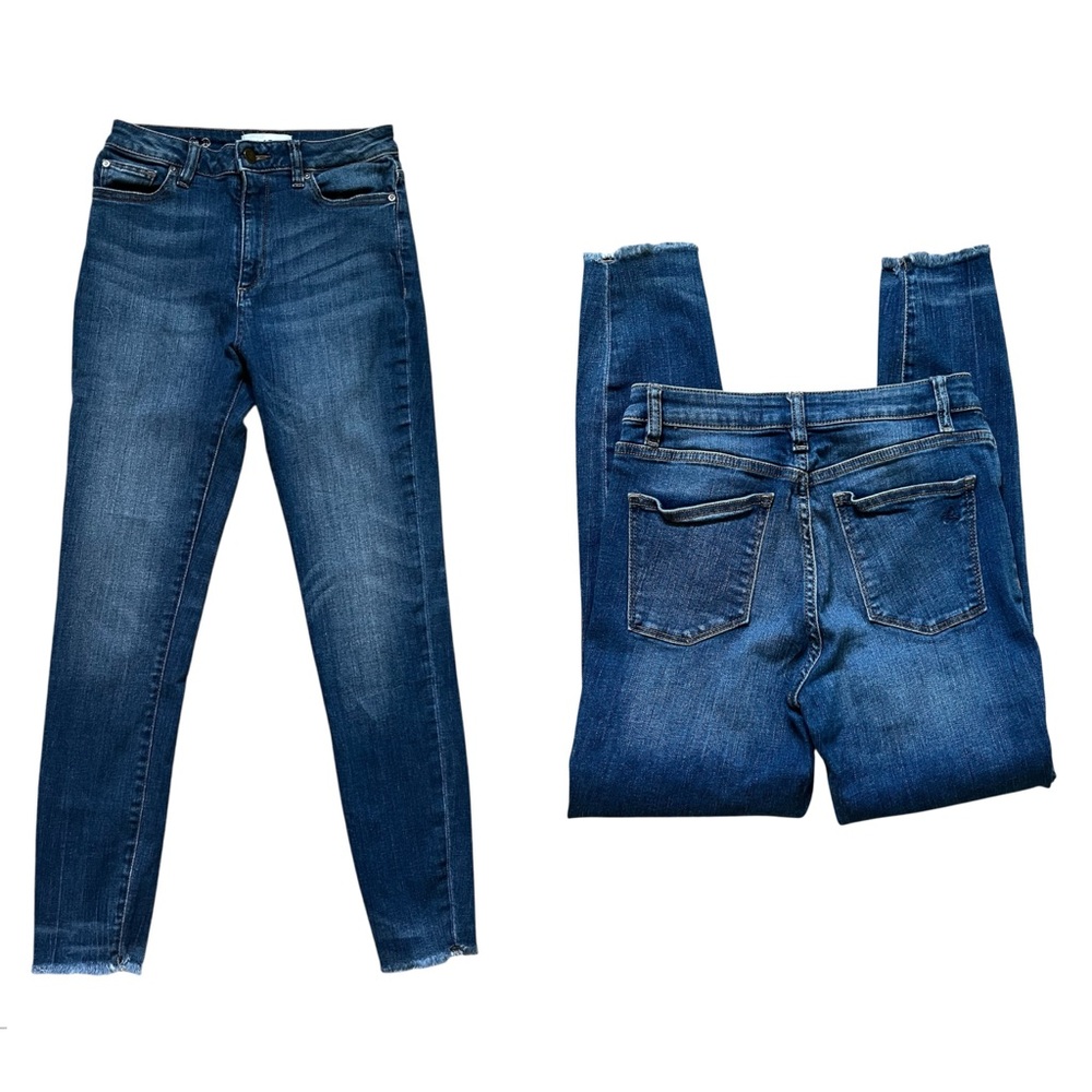 DL1961 Jeans Women’s 26 Blue Raw Hem Skinny LIKE NEW
